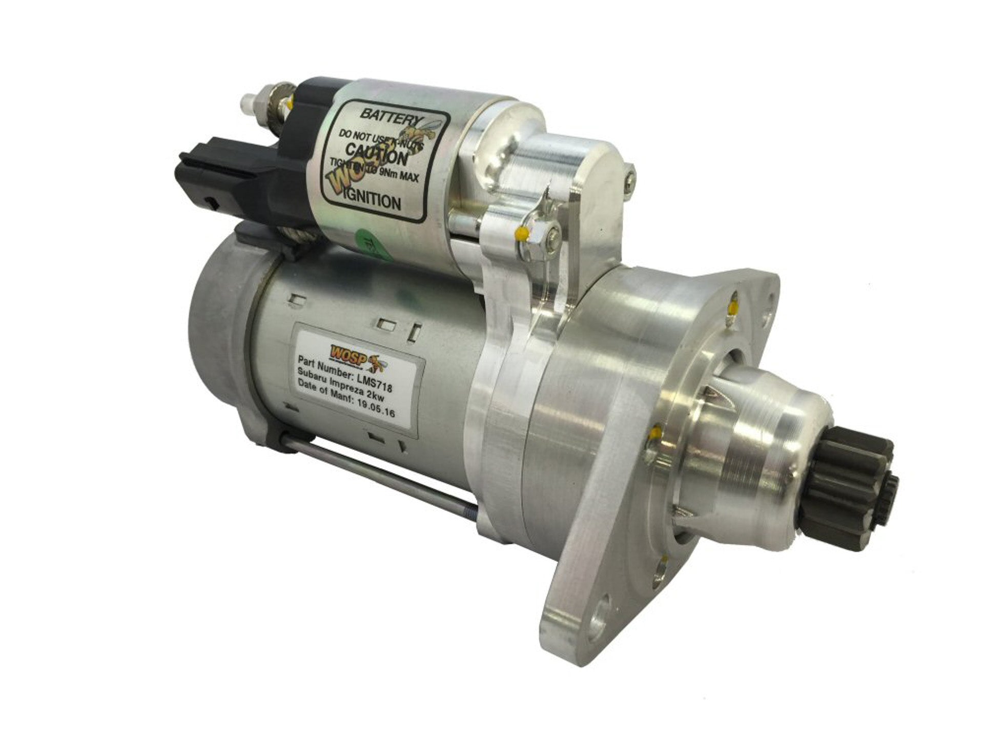 WOSPerformance Subaru Impreza high performance starter motor