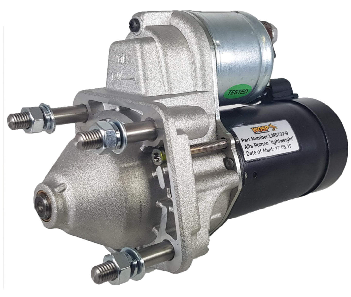 WOSPerformance Alfa Romeo 105 series / twin cam (9 tooth) lightweight starter motor