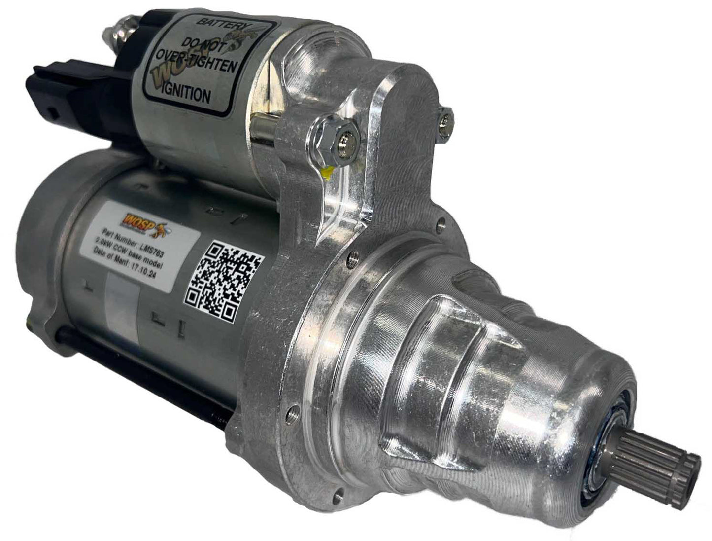 WOSPerformance 2.0kW counterclockwise high performance base model 12V high torque starter motor