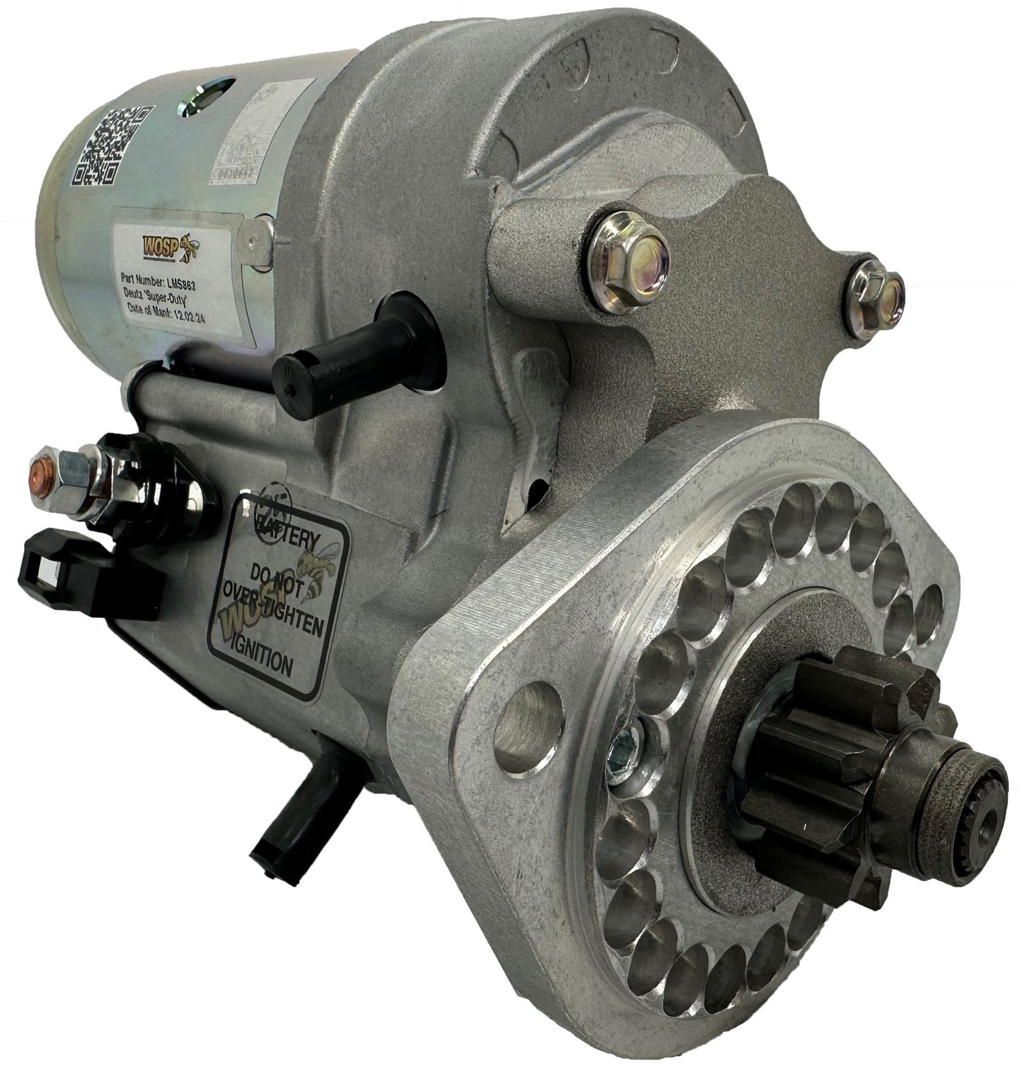 WOSPerformance Deutz 9 tooth super-duty starter motor