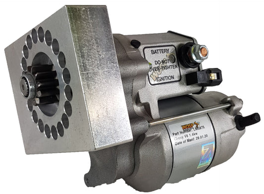 WOSPerformance Chevrolet V8 & straight 6 parallel hole pad mount LH (motor underneath) high torque starter motor