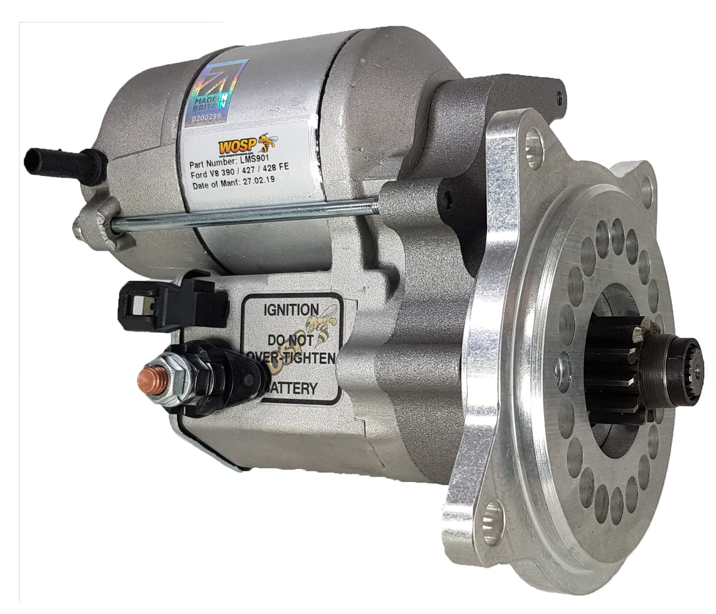 WOSPerformance Ford V8 390 / 427 / 428 (FE engine) 1.4kW high torque starter motor