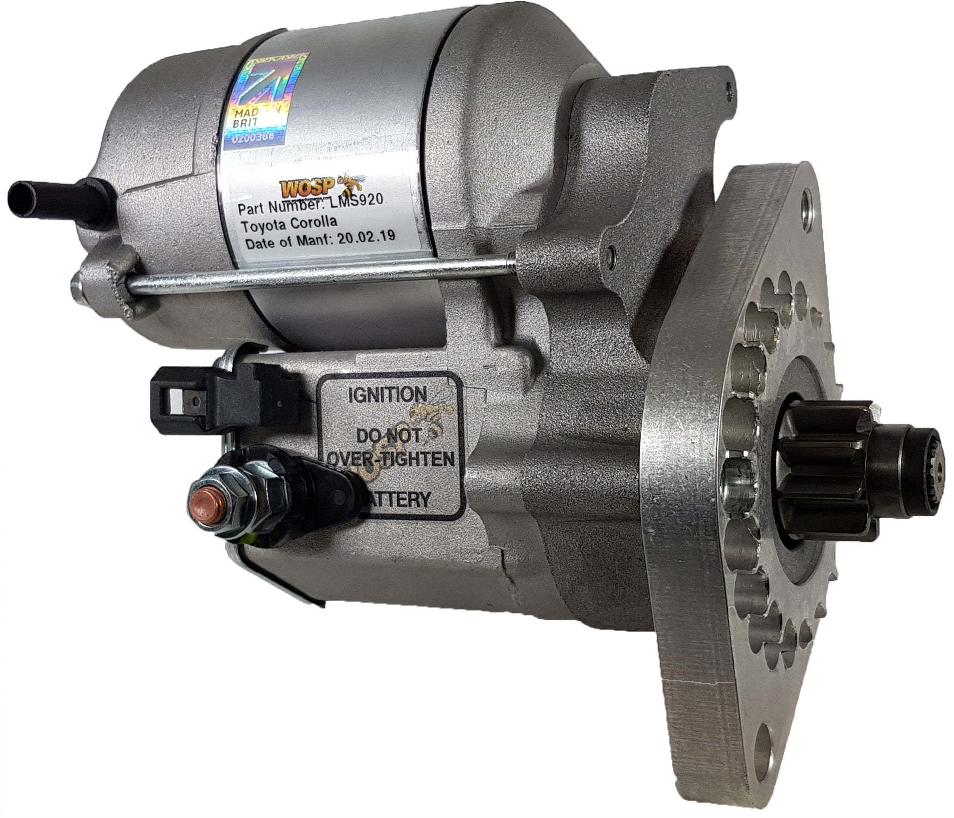 WOSPerformance Daihatsu Charmant & Toyota Carina / Celica / Corolla 'early' high torque starter motor