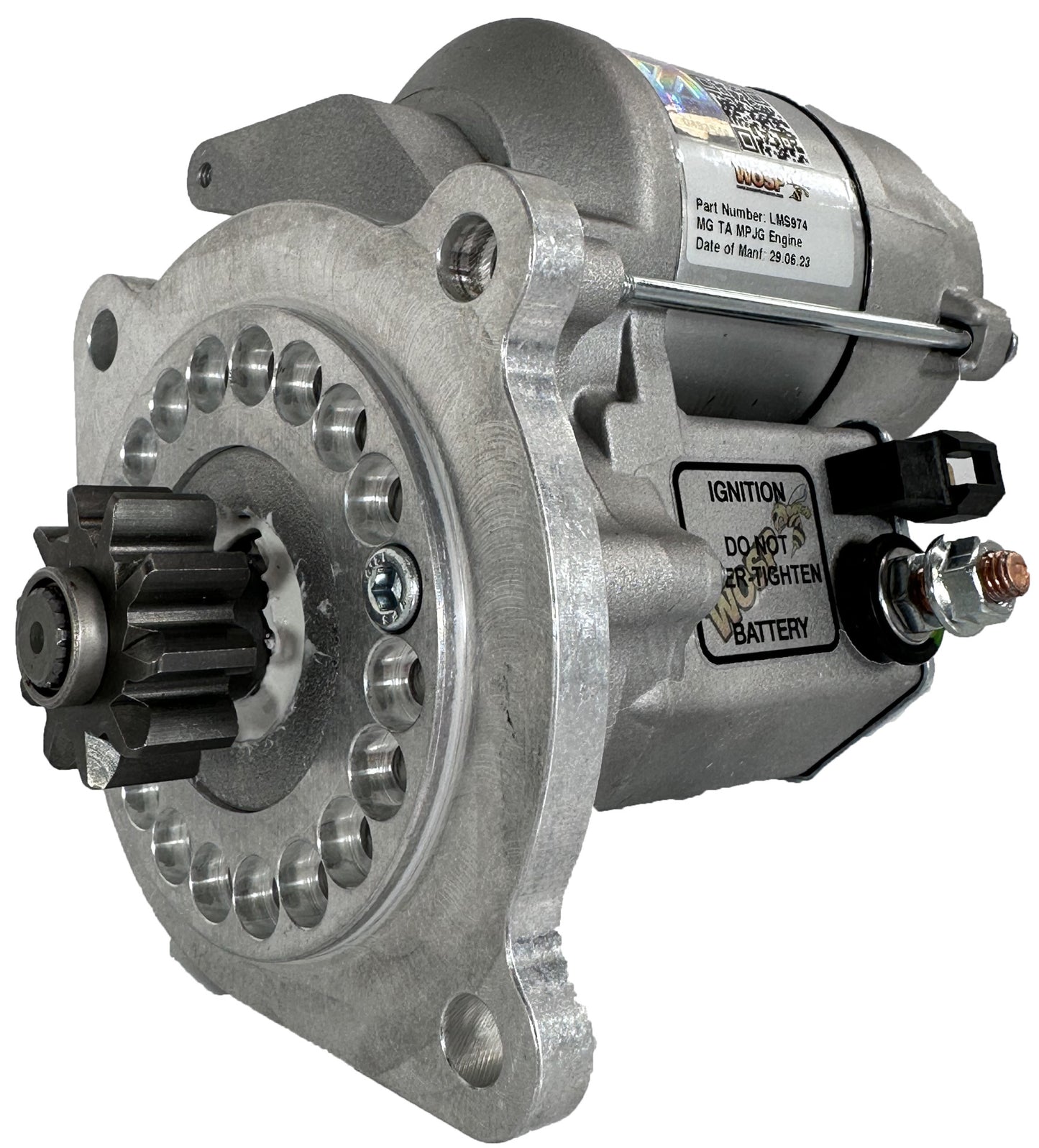 WOSPerformance MG TB - XPAG engine (90 tooth ring gear) high torque starter motor