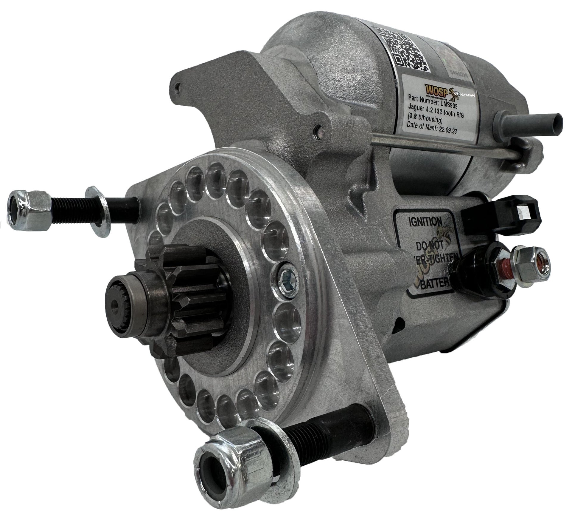 WOSPerformance Jaguar 4.2 engine / 3.8 bell housing (132 tooth ring gear) high torque starter motor